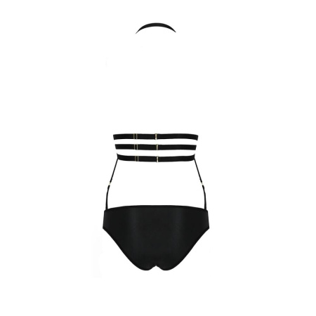 Боди монокини под латекс Passion Exclusive LAMIS BODY L/XL, black || Боді монокіні під латекс Passion Exclusive LAMIS BODY L/XL, black || Body Monokini under Latex Lamis Body Black L / XL - Passion Exclusive
