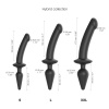 Анальная пробка с дилдо 2в1 Strap-On-Me SWITCH PLUG-IN DILDO Black S, диаметр 3,3/2,9 см || Анальна пробка з дилдо 2в1 Strap-On-Me SWITCH PLUG-IN DILDO Black S, діаметр 3,3/2,9 см || 