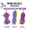 Вагинальные шарики с жемчужным массажем FeelzToys Motion Love Balls Foxy с пультом ДУ, 7 режимов || Вагінальні кульки з перлинним масажем FeelzToys Motion Love Balls Foxy з пультом ДК, 7 режимів || Simulator balls with pearl massage and remote FeelzToys Motion Love Balls Foxy