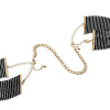 Наручники Bijoux Indiscrets Desir Metallique Handcuffs - Black, металлические, стильные браслеты || Наручники Bijoux Indiscrets Desir Metallique Handcuffs - Black, металеві, стильні браслети || Handcuffs Bijoux Indiscrets Desir Metallique Handcuffs - Black, in atlas packaging