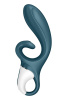 Смарт вибратор кролик Satisfyer Hug Me Bluegrey, 2 мотора, диаметр 4,2см, широкая клиторальная часть || Смарт вібратор-кролик Satisfyer Hug Me Bluegrey, 2 мотори, діаметр 4,2см, широка кліторальна частина || Satisfyer Hug ME BlueGrey smartwibrator, 2 motors, diameter 4.2cm, wide clitoris