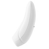Вакуумный клиторальный стимулятор Satisfyer Curvy 1+ White с управлением через интернет || Вакуумний кліторальний стимулятор Satisfyer Curvy 1+ White з керуванням через інтернет || Vacuum stimulator clitoris with couple with smartphone Satisfyer Curvy 1+ White