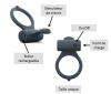 Эрекционное кольцо Dorcel Power Clit Plus с вибрацией, перезаряжаемое, с язычком со щеточкой || Ерекційне кільце Dorcel Power Clit Plus з вібрацією, перезаряджається, з язичком та щіточкою || Cock ring with vibration and stimulation clitoris Dorcel Power Clit Plus