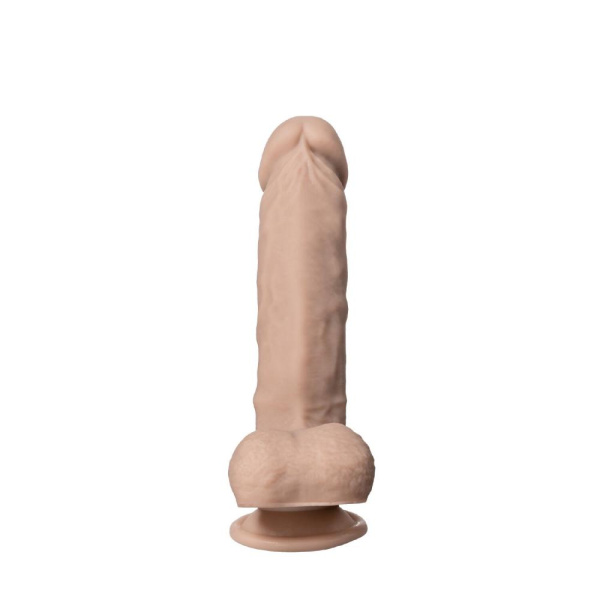 Фаллоимитатор SilexD Tomas Real Skin Flesh MODEL 1, реалистичный, на присоске, диаметр 4,9 см