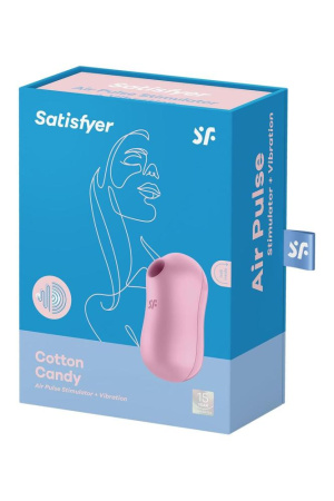 Вакуумный стимулятор с вибрацией Satisfyer Cotton Candy Lilac || Вакуумний стимулятор із вібрацією Satisfyer Cotton Candy Lilac || Vacuum stimulator with vibration Satisfyer Cotton Candy Lilac