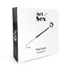Анальный крюк 3 с ошейником из натуральной кожи Art of Sex - Anal hook, Черный || Анальний гак 3 із нашийником з натуральної шкіри Art of Sex - Anal hook, Чорний || Anal hook 3 with collar from natural skin Art of Sex - Anal hook, Black