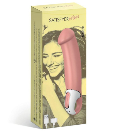 Мощный вибратор Satisfyer Vibes Master, гибкий литой силикон, 12 режимов работы, диаметр 46 мм || Потужний вібратор Satisfyer Vibes Master, гнучкий літій силікон, 12 режимів роботи, діаметр 46 мм || Vibrator Satisfyer Vibes Master