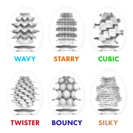 Мастурбатор-яйцо Tenga Egg Wavy || Мастурбатор-яйце Tenga Egg Wavy || Egg masturbator Tenga Egg Wavy (Wavy)