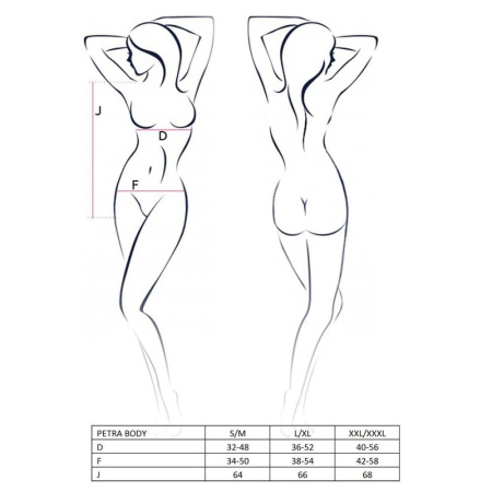 Распродажа!!! Боди-монокини с глубоким декольте PETRA BODY black XXL/XXXL — Passion Exclusive || Розпродаж!!! Боді-монокіні з глибоким декольте PETRA BODY black XXL/XXXL — Passion Exclusive || Bodysuit monokini with deep neckline PETRA BODY black XXL/XXXL - Passion Exclusive