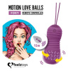 Вагинальные шарики с жемчужным массажем FeelzToys Motion Love Balls Foxy с пультом ДУ, 7 режимов || Вагінальні кульки з перлинним масажем FeelzToys Motion Love Balls Foxy з пультом ДК, 7 режимів || Simulator balls with pearl massage and remote FeelzToys Motion Love Balls Foxy