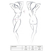 Комплект белья Passion GIANA BIKINI S/M, white, полупрозрачные лиф и трусики с бантиками || Комплект білизни Passion GIANA BIKINI S/M, white, напівпрозорі ліф і трусики з бантиками || Set lingerie GIANA BIKINI white S/M - Passion: translucent bodice and panties with bows
