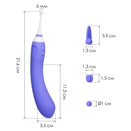 Двусторонний смарт вибратор Lovense Hyphy || Двосторонній смарт-вібратор Lovense Hyphy || Smart Vibrator Lovense Hyphy
