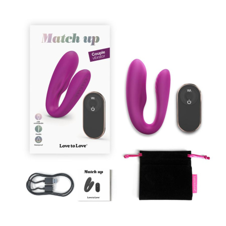 Вибратор для пар с пультом ДУ Love To Love MATCH UP - SWEET ORCHID || Вібратор для пар із пультом ДК Love To Love MATCH UP - SWEET ORCHID || Vibrator for couples with remote REMOTE Love To Love MATCH UP - SWEET ORCHID