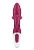 Вибратор кролик с тройным отростком Satisfyer Embrace me Berry, 2 мотора, диаметр 3,6 см || Вібратор-кролик із потрійним відростком Satisfyer Embrace me Berry, 2 мотори, діаметр 3,6 см || Vibrator hug with triple extension Satisfyer Embrace me Berry, 2 motors, diameter 3,6 cm