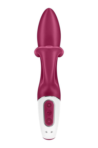 Вибратор кролик с тройным отростком Satisfyer Embrace me Berry, 2 мотора, диаметр 3,6 см