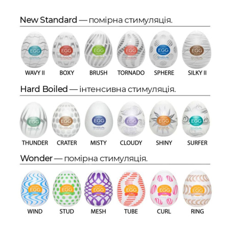 Мастурбатор-яйцо Tenga Egg Surfer (серфер) || Мастурбатор-яйце Tenga Egg Surfer (серфер) || Egg masturbator Tenga Egg Surfer (Surfer)