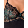 Корсет с пажами Passion Exclusive FLORIS CORSET XXL/XXXL, black, трусики || Корсет з пажами Passion Exclusive FLORIS CORSET XXL/XXXL, black, трусики || Corset with groups FLORIS CORSET black XXL/XXXL - Passion Exclusive, panties