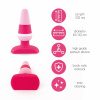 Анальная пробка FeelzToys - Plugz Butt Plug Colors Nr. 2 || Анальна пробка FeelzToys - Plugz Butt Plug Colors Nr. 2 || Anal plug FeelzToys - Plugz Butt Plug Colors Nr.2, 10x3cm