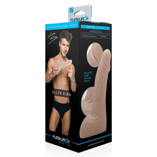 Фаллоимитатор Fleshjack Boys: Allen King Dildo, по слепку пениса порноактера
