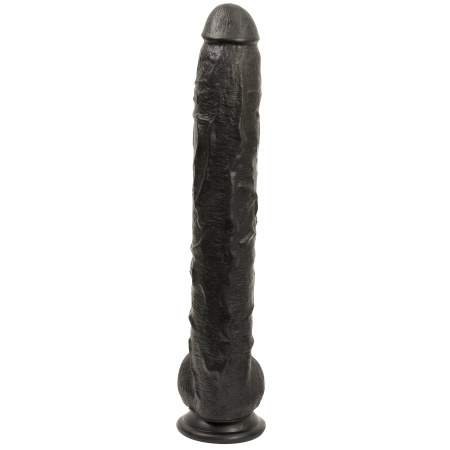 Фаллоимитатор Doc Johnson Dick Rambone Cock Black, диаметр 6см, длина 42см, ПВХ || Фалоімітатор Doc Johnson Dick Rambone Cock Black, діаметр 6 см, довжина 42 см, ПВХ || 