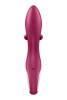 Вибратор кролик с тройным отростком Satisfyer Embrace me Berry, 2 мотора, диаметр 3,6 см || Вібратор-кролик із потрійним відростком Satisfyer Embrace me Berry, 2 мотори, діаметр 3,6 см || Vibrator hug with triple extension Satisfyer Embrace me Berry, 2 motors, diameter 3,6 cm