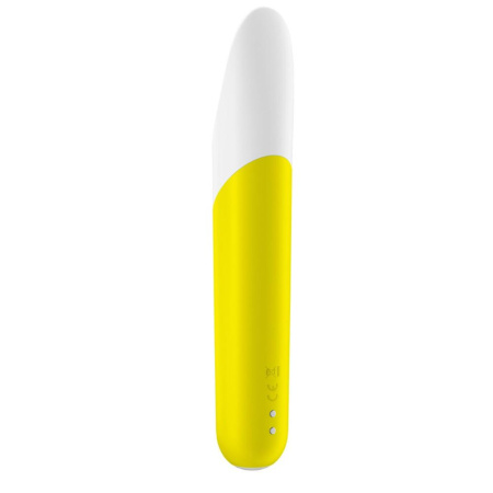 Минивибратор с гибким язычком Satisfyer Ultra Power Bullet 7 Yellow || Мінівібратор з гнучким язичком Satisfyer Ultra Power Bullet 7 Yellow || Mini vibrator with flexible jewel Satisfyer Ultra Power Bullet 7 Yellow