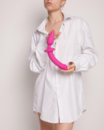 Анальная пробка с дилдо 2в1 Strap-On-Me SWITCH PLUG-IN DILDO Fuchsia L, диаметр 4,5/3,4 см || Анальна пробка з дилдо 2в1 Strap-On-Me SWITCH PLUG-IN DILDO Fuchsia L, діаметр 4,5/3,4 см || 