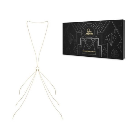 Цепочка для тела Bijoux Indiscrets Magnifique 8 Body Chain - Gold, украшение для тела || Ланцюжок для тіла Bijoux Indiscrets Magnifique 8 Body Chain - Gold, прикраса для тіла || Chain for body Bijoux Indiscrets Magnifique 8 Body Chain - Gold