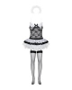 Эротический костюм горничной с юбкой Obsessive Housemaid 5 pcs costume S/M, black, топ, юбка, стринги, повязка на голову, чулки || Еротичний костюм покоївки зі спідницею Obsessive Housemaid 5 pcs costume S/M, black, топ, спідниця, стринги, пов'язка на голову, п || Black suit maid Housemaid Obsessive S/M