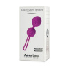Вагинальные шарики Adrien Lastic Geisha Lastic Balls Mini Violet (S), диаметр 3,4см, масса 85г || Вагінальні кульки Adrien Lastic Geisha Lastic Balls Mini Violet (S), діаметр 3,4 см, маcа 85 г || Simulator balls Adrien Lastic Geisha Lastic Balls Mini Violet (S), diameter 3,4cm