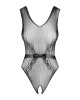 Сетчатый бодистокинг с доступом Obsessive B115 teddy S/M/L, черный || Сітчастий бодістокінг з доступом Obsessive B115 teddy S/M/L, чорний || B115 Body Black Obsessive
