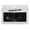Наручники с плюшевой отделкой Love To Love ATTACH ME Black || Наручники з плюшевим оздобленням Love To Love ATTACH ME Black || Black Handcuffs with Plush Finish Love To Love Attach Me