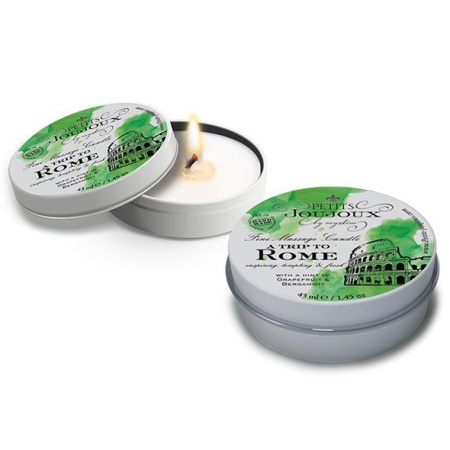 Массажная свечa Petits Joujoux - Rome - Grapefruit and Bergamott (43 мл) с афродизиаками || Масажна свічка Petits Joujoux - Rome - Grapefruit and Bergamott (43 мл) з афродизіаками || Massage candlea with aphrodisiacs Petits Joujoux - Rome - Grapefruit and Bergamott, 43ml
