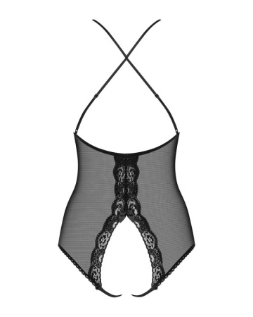 Сетчатое боди с открытыми ягодицами Obsessive 841-TED-1 teddy S/M, черный || Сітчастий боді з відкритими сідницями Obsessive 841-TED-1 teddy S/M, чорний || Mesh bodysuit with buttocks buttocks Obsessive 841-TED-1 teddy S/M, black