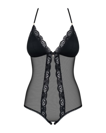 Сетчатое боди с открытыми ягодицами Obsessive 841-TED-1 teddy S/M, черный || Сітчастий боді з відкритими сідницями Obsessive 841-TED-1 teddy S/M, чорний || Mesh bodysuit with buttocks buttocks Obsessive 841-TED-1 teddy S/M, black