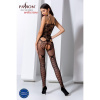 Ажурный бодистокинг с интимными вырезами Passion BS076 black || Ажурний бодістокінг з інтимними вирізами Passion BS076 black || Openwork bodystock with intimate cutouts Passion BS076 black