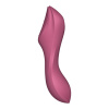 Вакуумный стимулятор с вибрацией Satisfyer Curvy Trinity 3 Red || Вакуумний стимулятор із вібрацією Satisfyer Curvy Trinity 3 Red || Vacuum stimulator with vibration Satisfyer Curvy Trinity 3 Red