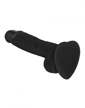 Реалистичный фаллоимитатор Strap-On-Me SOFT REALISTIC DILDO Black - Size S || Реалістичний фалоімітатор Strap-On-Me SOFT REALISTIC DILDO Black - Size S || 