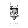 Корсет с подвязками, стринги Passion LOVELIA CORSET L/XL, black || Корсет з підв'язками, стрінги Passion LOVELIA CORSET L/XL, black || LOVELIA CORSET black L/XL - Passion