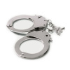 Наручники металлические Adrien Lastic Handcuffs Metallic (полицейские) || Наручники металеві Adrien Lastic Handcuffs Metallic (поліцейські) || Police rivets handcuffs Adrien Lastic Handcuffs Metallic