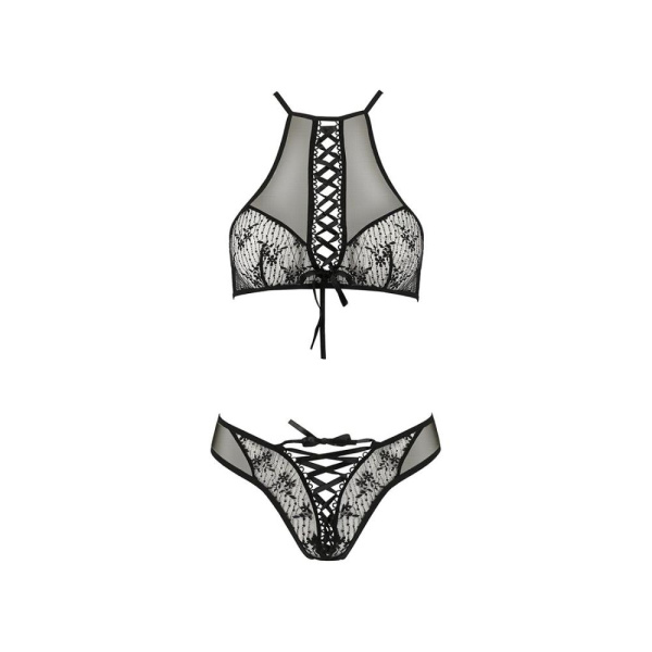 Эротический комплект Passion AZALIA SET L/XL, black