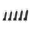 Реалистичный фаллоимитатор Strap-On-Me Sliding Skin Realistic Dildo Black XL, эффект подвижной кожи || Реалістичний фалоімітатор Strap-On-Me Sliding Skin Realistic Dildo Black XL, ефект рухливої шкіри || 