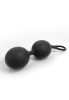 Вагинальные шарики Dorcel Dual Balls Black, диаметр 3,6см, масса 55 г || Вагінальні кульки Dorcel Dual Balls Black, діаметр 3,6 см, маса 55 г || Silicone simulator balls Dorcel Dual Balls Black