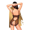 Боди с открытой грудью и спиной Penthouse - Turned On Black L/XL || Боді з відкритими грудьми та спиною Penthouse - Turned On Black L/XL || Penthouse Open Chest Back Bodysuit - Turned On Black L / XL