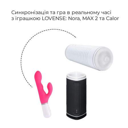 Смарт-мастурбатор з підігрівом Lovense Calor, інтелектуальне регулювання інтенсивності