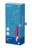Вибратор кролик с тройным отростком Satisfyer Embrace me Berry, 2 мотора, диаметр 3,6 см || Вібратор-кролик із потрійним відростком Satisfyer Embrace me Berry, 2 мотори, діаметр 3,6 см || Vibrator hug with triple extension Satisfyer Embrace me Berry, 2 motors, diameter 3,6 cm