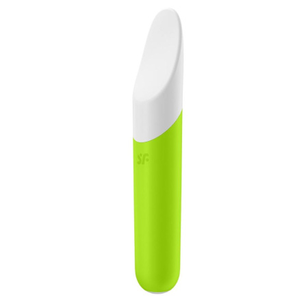 Мини-вибратор с гибким язычком Satisfyer Ultra Power Bullet 7 Green || Мінівібратор із гнучким язичком Satisfyer Ultra Power Bullet 7 Green || Mini vibrator with flexible jewel Satisfyer Ultra Power Bullet 7 Green
