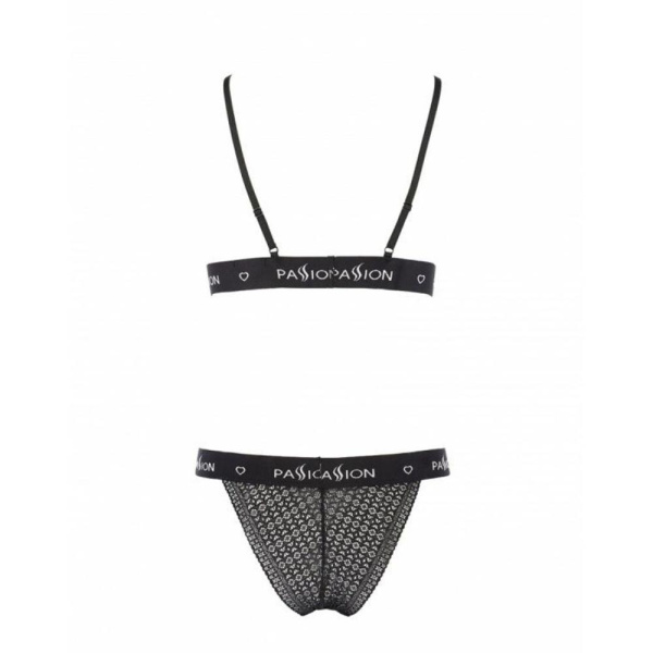 Комплект белья Passion Exclusive GLAMISS SET S/M, black
