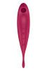 Смарт-вибратор для клитора с вакуумной стимуляцией Satisfyer Twirling Pro+ dark red || Смарт-вібратор для клітора з вакуумною стимуляцією Satisfyer Twirling Pro+ dark red || Smart for clitoris with vacuum stimulation Satisfyer Twirling Pro+ dark red