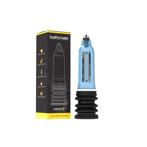 Гидропомпа Bathmate Hydro 7 Blue, для члена длиной от 12,5 до 18 см, диаметр до 5 см